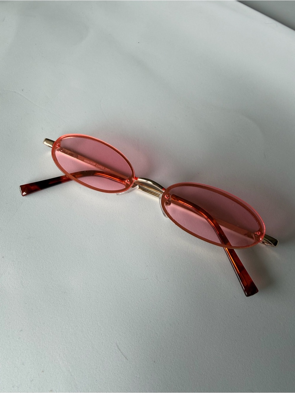Pink Oval Fashion Sunglasses for Women